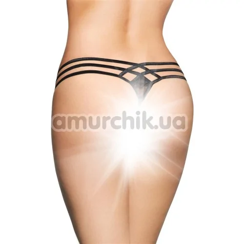 Трусики-стринги женские Tongs 2493, черные