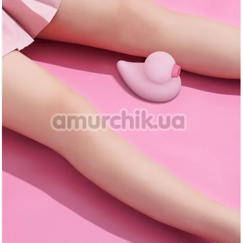 Симулятор орального сексу для жінок з вібрацією CuteVibe Ducky, рожевий