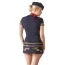 Костюм стюардессы Cottelli Collection Costumes 2470314 синий: платье + шапочка + шарфик - Фото №2