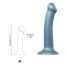 Фаллоимитатор Strap-On-Me Mono Density Soft Silicone Dildo M, голубой - Фото №3