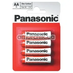 Батарейки Panasonic Zinc Carbon AA, 4 шт - Фото №1