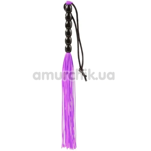Флоггер DS Fetish Flogger Balls, фиолетовый - Фото №1