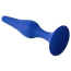 Анальна пробка Loveshop Silicone Conical Plug Small, синя - Фото №2