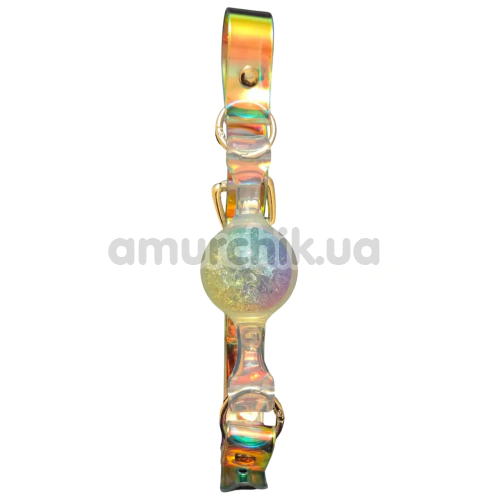 Кляп Univibe Crystal Gag L, різнокольоровий