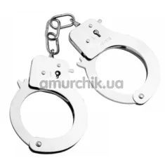 Наручники Easy Toys Metal Cuffs, срібні - Фото №1