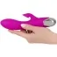 Вибратор XouXou Super Soft Silicone Sucking Vibrator, розовый - Фото №7
