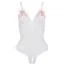 Боди Cotelli Collection Crotchless Peephole Body 640015, белое - Фото №3