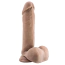 Фалоімітатор Au Naturel Sensa Feel Dildo 8 Inch, світло-коричневий - Фото №1