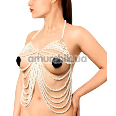 Портупея Art of Sex Pearl Star, белая - Фото №1
