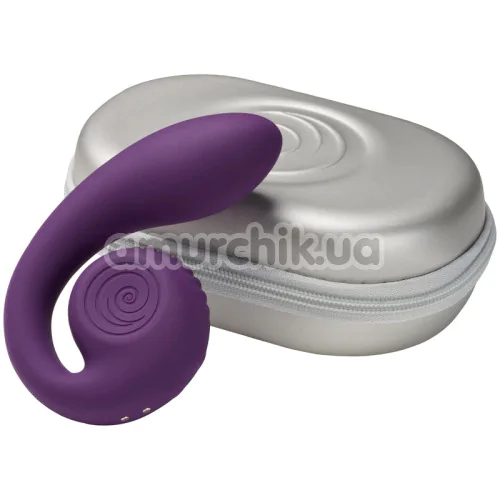 Вибратор для клитора и точки G Snail Vibe Gizi, фиолетовый