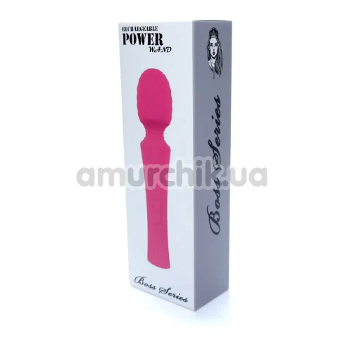 Універсальний вібромасажер Rechargeble Power Wand, рожевий