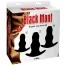 Набор из 3 анальных пробок Black Mont Rippled Anal Juicer Kit, черный - Фото №2