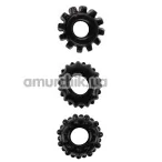 Набір ерекційних кілець All Time Favorites Set Of 3 Cock Rings, чорний - Фото №1