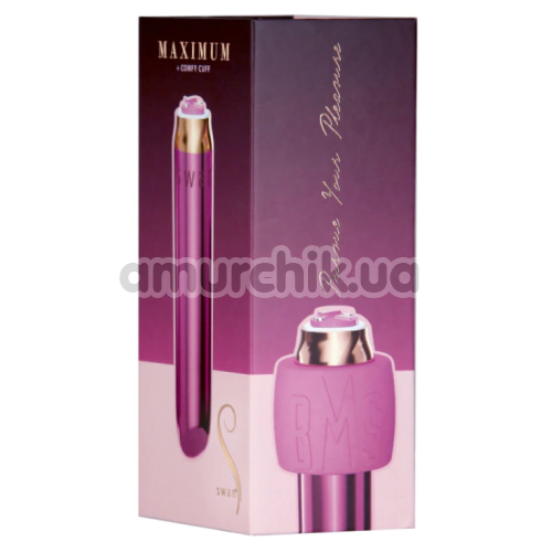 Клиторальный вибратор Swan Maximum + Comfy Cuff, розовый