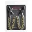 Затискачі для сосків з ланцюжком Lucky Bay Nipple Play Long Chain, золоті - Фото №2