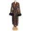 Пеньюар Star Night Sexy Leopard Long Sleeve Robe, леопардовий - Фото №7
