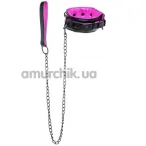 Ошейник с поводком Loveshop Collar & Leash, розовый - Фото №1