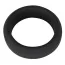 Эрекционное кольцо Black Velvets Cock Ring 3.8 см, чёрное - Фото №1