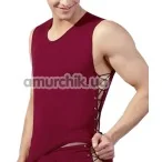Майка мужская Herren Shirt (модель 2160161) бордовая - Фото №1