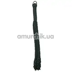 Флоггер Sex & Mischief Shadow Rope Flogger, черный - Фото №1
