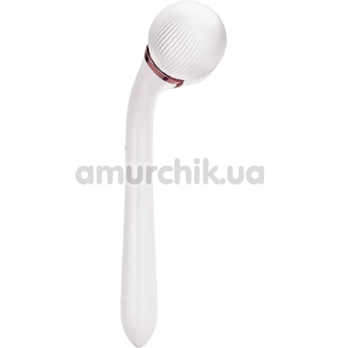 Ультразвуковий масажер Geske Sonic Facial & Body Roller 4 in 1, біло-золотий