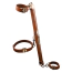 Бондажный набор Lockink Adjustable Spreader Bar, коричневый - Фото №2