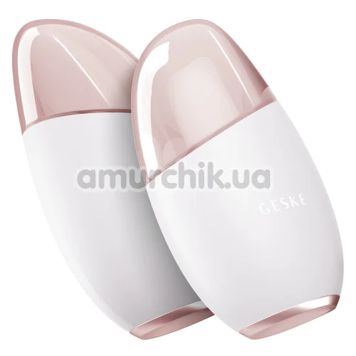 Массажер для глаз и лица Geske Cool & Warm Eye and Face Massager 7 in 1, кремовый