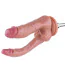 Двойной фаллоимитатор-насадка Hismith Double Penetrator 9.25, телесный - Фото №7