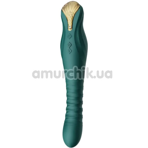Вибратор для точки G Zalo King Vibrating Thruster, зеленый