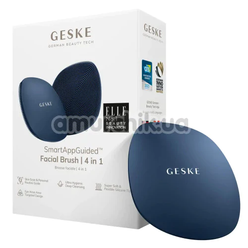 Щітка для обличчя Geske Facial Brush 4 in 1, синя