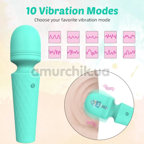 Клиторальный вибратор Odeco Every Night Toys Sharon, бирюзовый