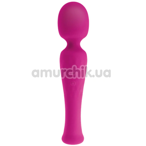Универсальный вибромассажер S Pleasures Velvet Wand Massager, розовый - Фото №1