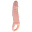Насадка на пенис с вибрацией Men Extension Triggered Vibration 026210A-1, телесная - Фото №1