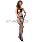 Комбинезон Passion Free Your Senses BS106, черный - Фото №1