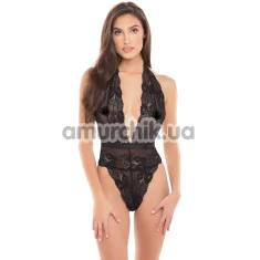 Боді Plunge in Teddy Lace, чорне - Фото №1