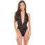 Боді Plunge in Teddy Lace, чорне - Фото №1