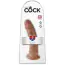 Фаллоимитатор King Cock, 22.9 см светло-коричневый - Фото №6