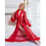 Пеньюар Star Night Negligee Long Sleeve Robe, красный - Фото №6