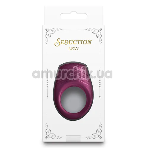 Виброкольцо для члена Seduction Levi, розовое