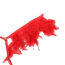 Комплект Star Night Sensual Feather & Chains, красный: бюстгальтер + трусики-стринги + пояс для чулок + гартеры - Фото №18