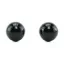 Вагинальные шарики Black Glass Ben-Wa Balls Small, черные - Фото №3