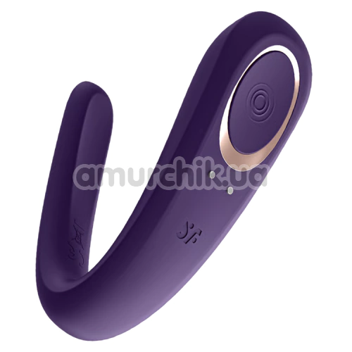 Вибратор Satisfyer Double Classic, фиолетовый - Фото №1