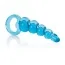 Анальний ланцюжок Basic Essentials Beaded Probe блакитний - Фото №2