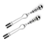 Затискачі для сосків Bedroom Fantasies Nipple Clamps With Beaded Chain, срібні - Фото №3
