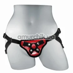 Трусики для страпона Sportsheets Entry Level Strap-On, червоні - Фото №1