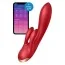 Вибратор Satisfyer Double Flex, красный - Фото №1