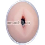 Симулятор орального секса с вибрацией Cyberskin Release Deep Throat Stroker Vibrating, телесный - Фото №1
