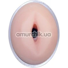 Симулятор орального секса с вибрацией Cyberskin Release Deep Throat Stroker Vibrating, телесный - Фото №1