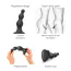 Фаллоимитатор Strap-On-Me Dildo Plug Beads XXL, черный - Фото №3