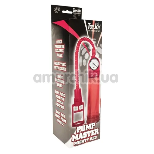 Вакуумная помпа Pump Master Mighty Red, красная